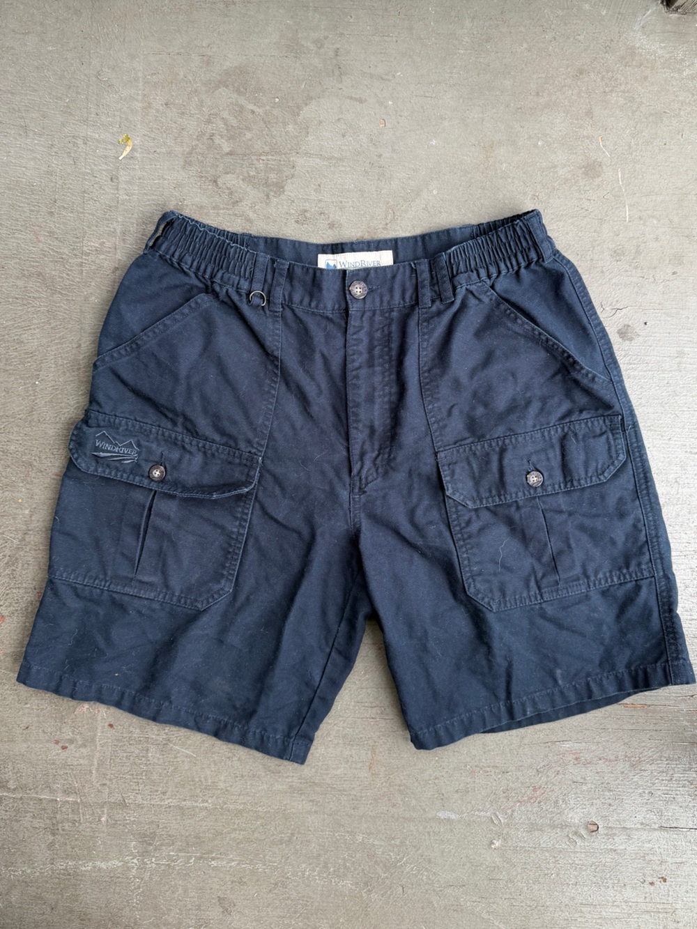Vintage 90s Windriver Navy Cargo Shorts